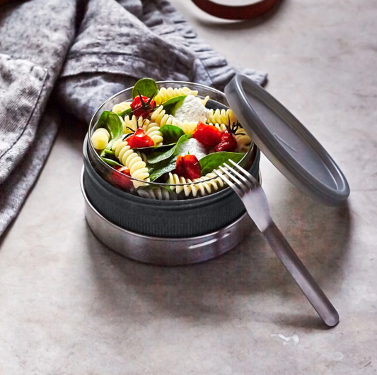 Bowl de vidrio grande para llevar almuerzos