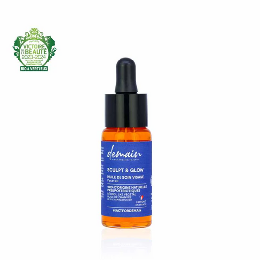 Aceite de cuidado facial con Retinol vegetal - Sculpt & Glow