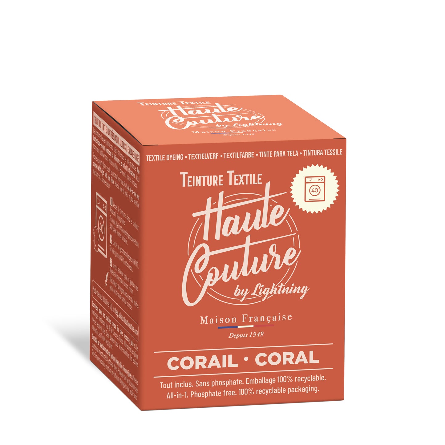 Tinte para ropa - Coral