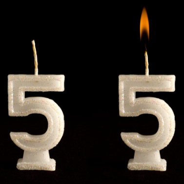 Espelmes d'aniversari de números 